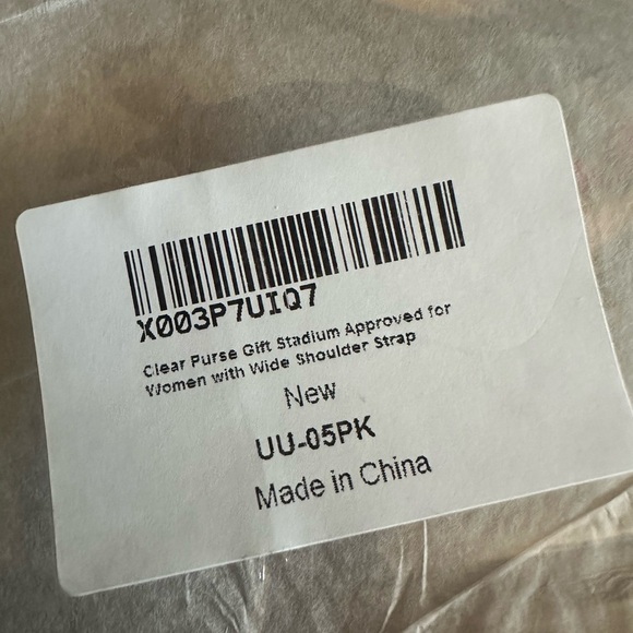 🆕 Stadium Approved Clear CrossBody Bag - Picture 10 of 11